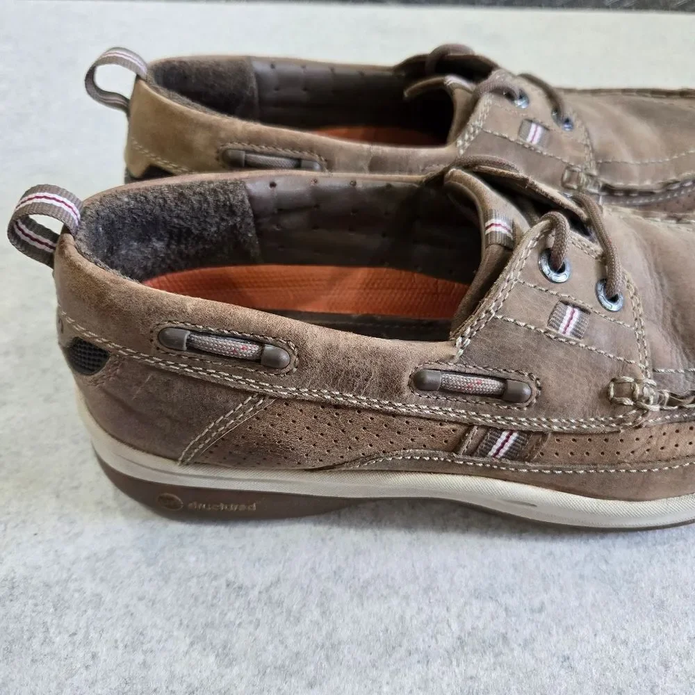 🐢 Clarks UnStructured Clark's Annapolis Boat Shoes Size 9W